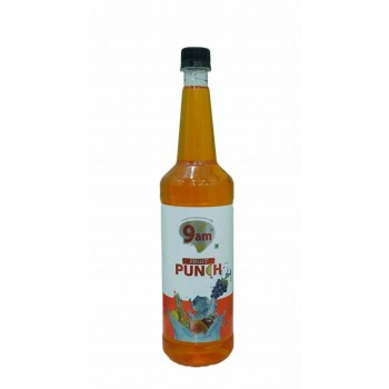 9am Syrup Fruit Punch 1 Ltr